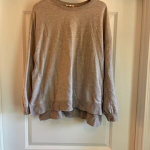 Z Supply Heather Gray Crew Neck Sweater